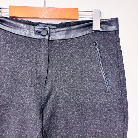BRAX – Charcoal stretch skinny pants with faux leather waistband | Size 29 * - Picture 6 of 9